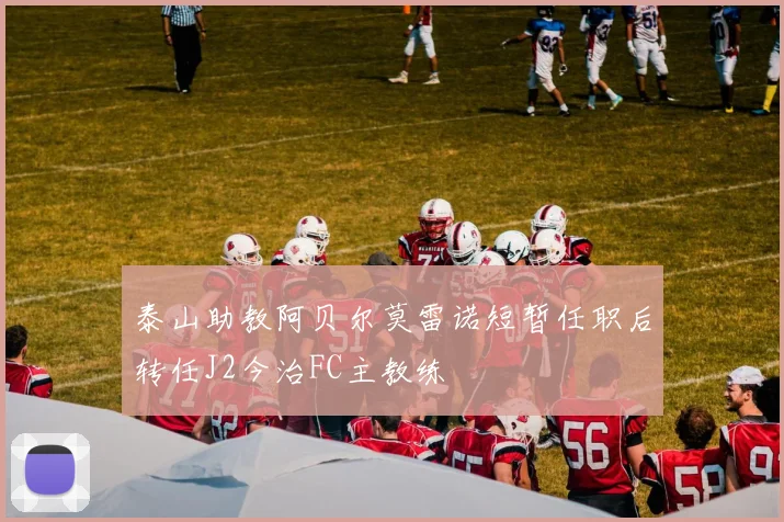 泰山助教阿贝尔莫雷诺短暂任职后转任J2今治FC主教练